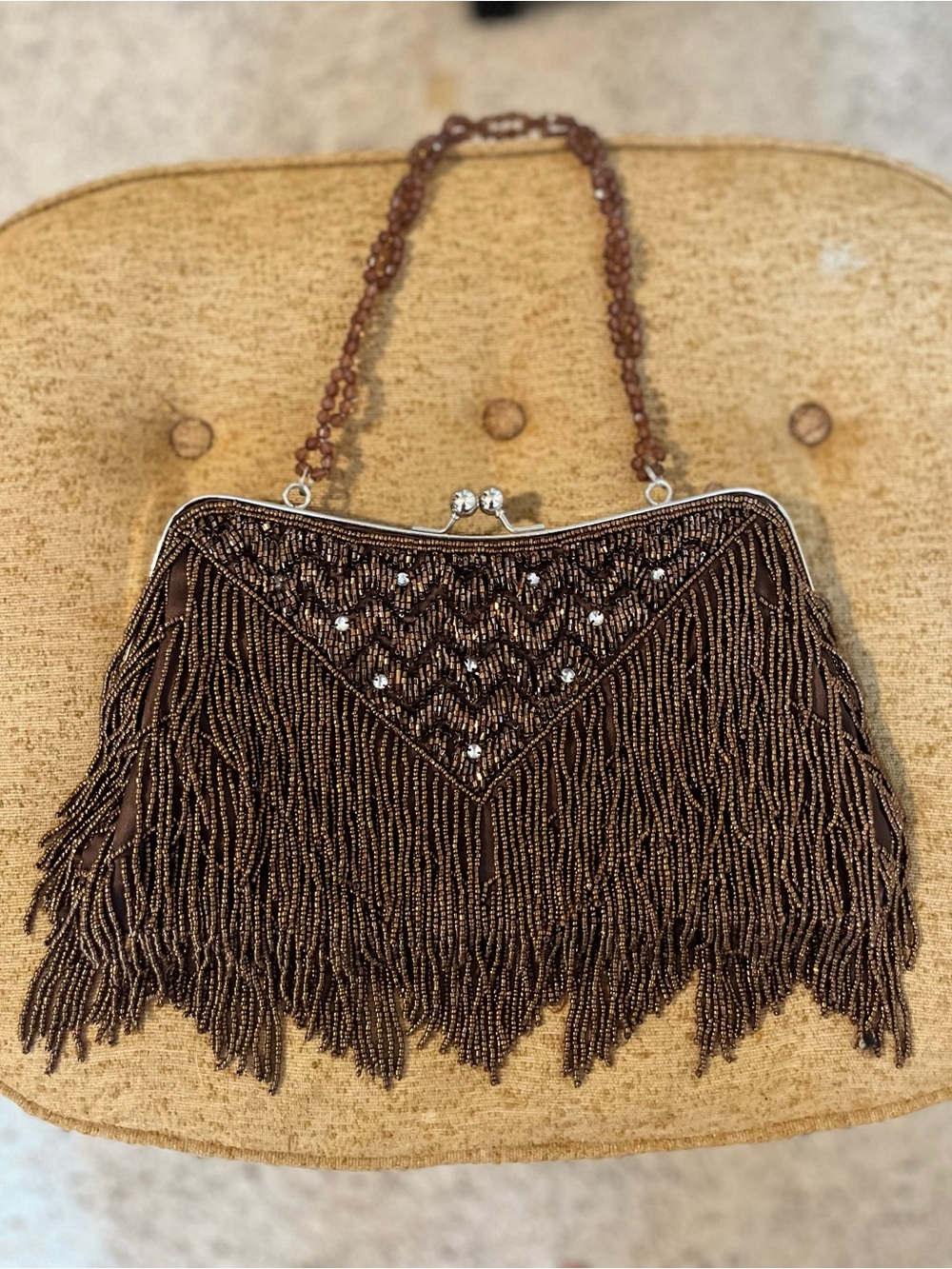 Antique or Vintage Style Beaded Evening Bag